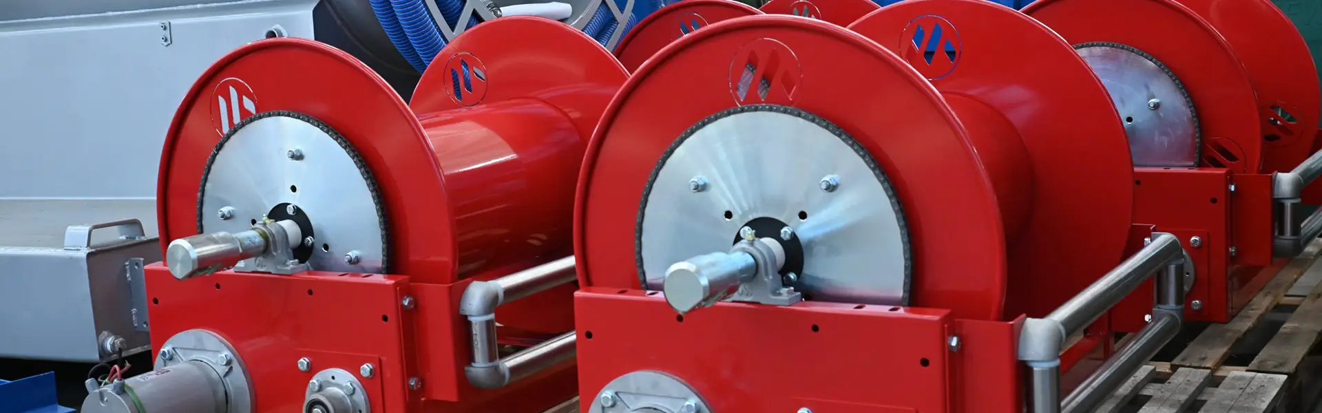 Fixed Fire Hose Reels with Manual Rewind - MALECO Solutions